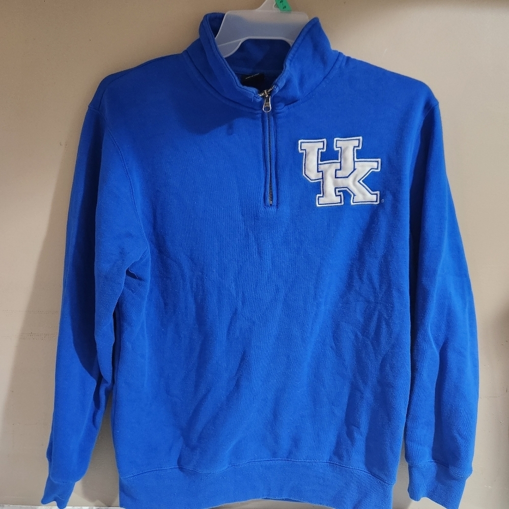 Men's  Royal Kentucky Wildcats Tortugas Quarter-Zip Sweatshirt